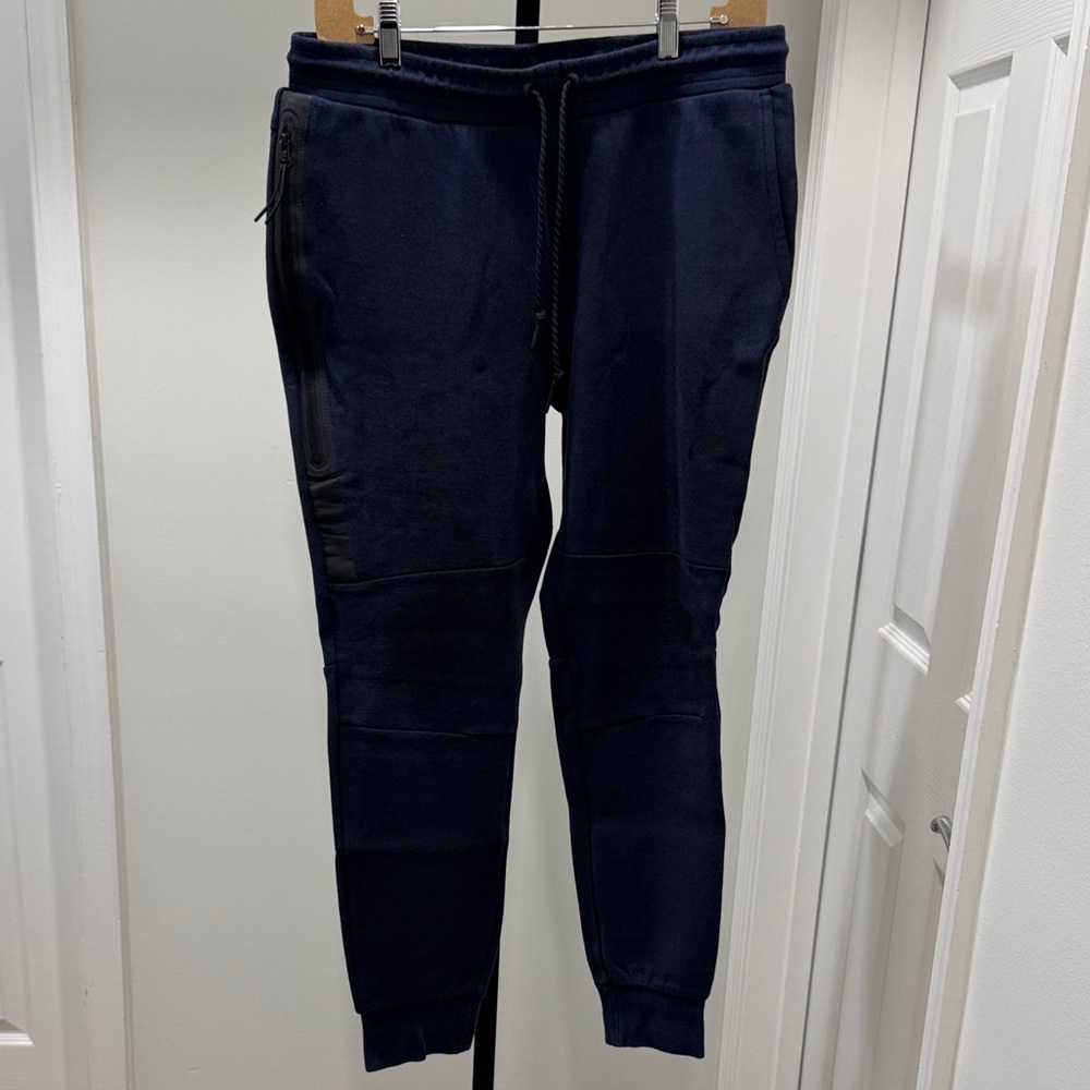 Men's Navy Tech Fleece Joggers - Navy